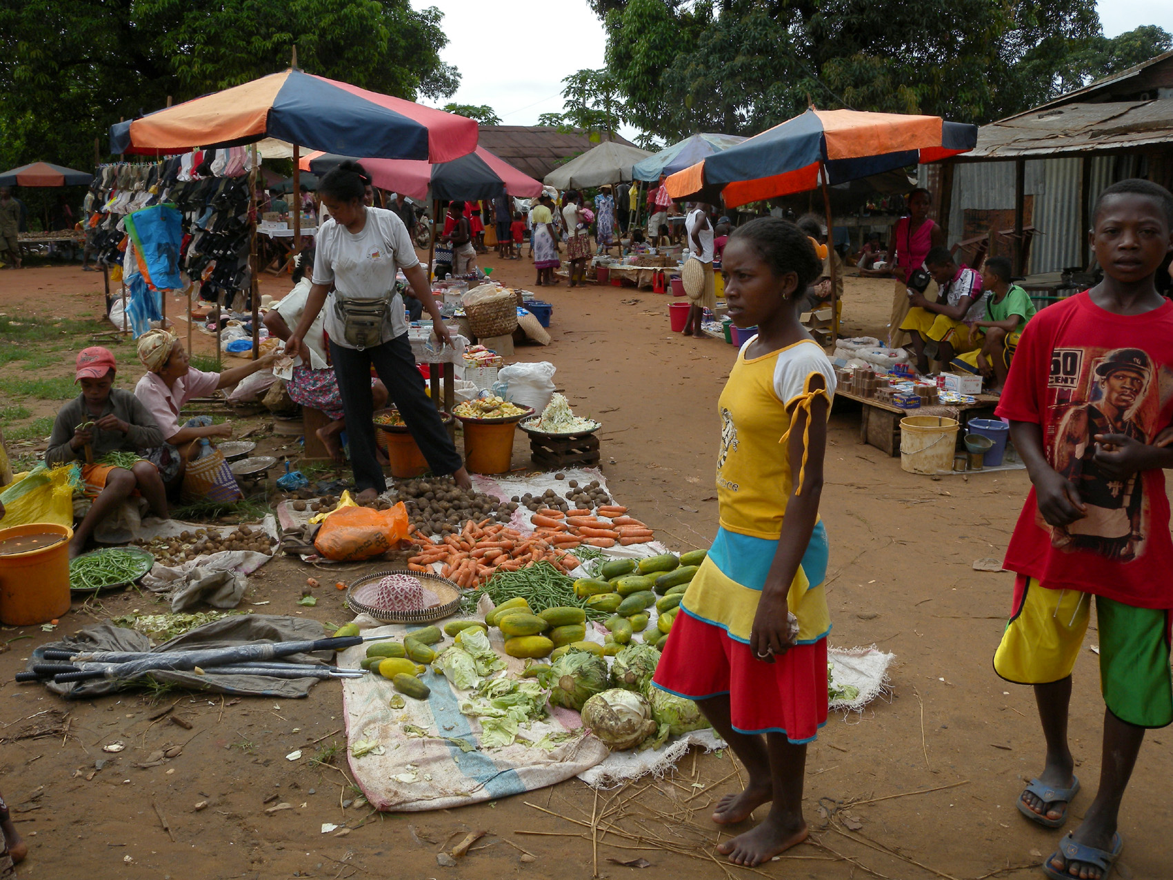 Andranofasika local market, Madagascar