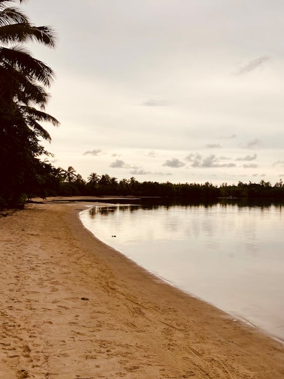Tranquil hidden beach in Fenerive, Madagascar
