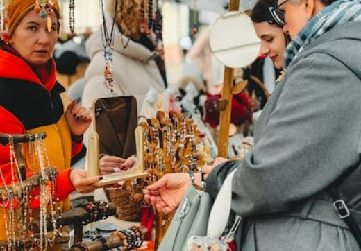 Handcraft market in Africa
