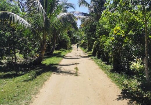 Beautiful white sand beach at Nosy Be Madagascar