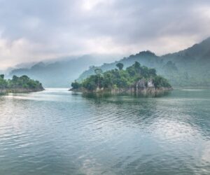Dramatic rocky limestone landscape at Tsingy de Bemaraha, Madagascar
